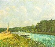 Alfred Sisley Die Ufer der Oise Spain oil painting artist